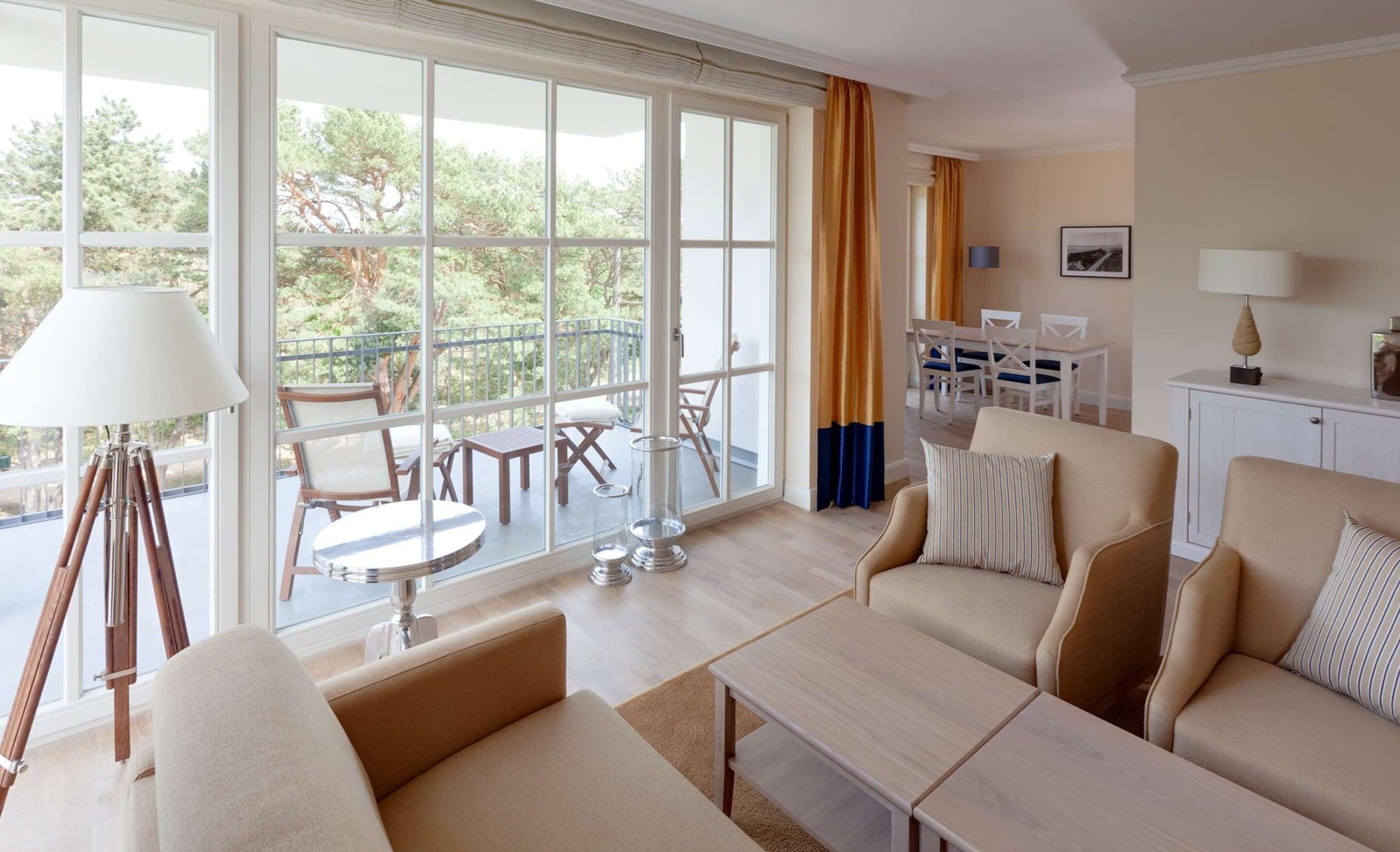 Steigenberger Grandhotel & Spa Heringsdorf Quarto foto A living room at the Westin